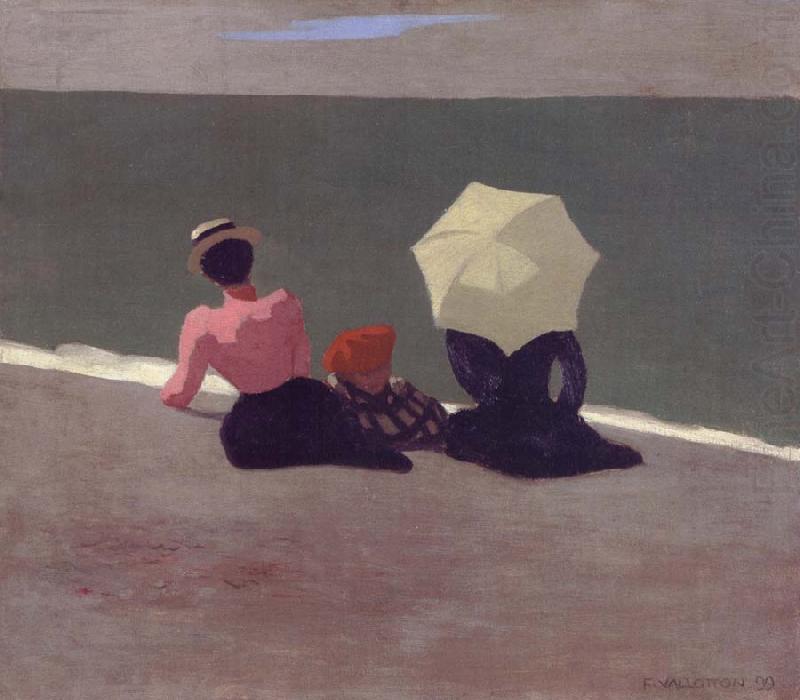 Felix Vallotton on the beach china oil painting image